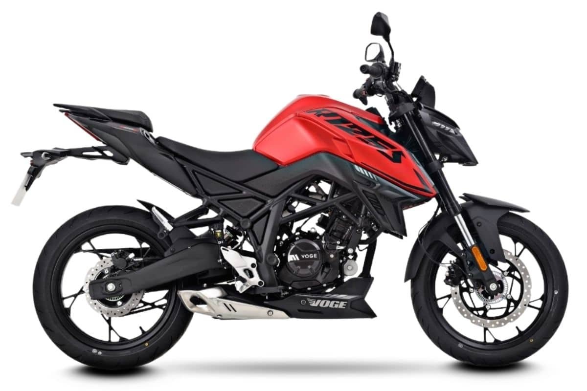 Voge 125RS rojo mate