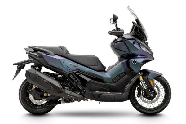 Voge SR450X lateral azul